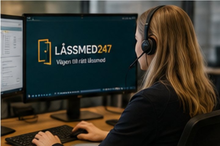 Illustrativ kundservice för låsärenden